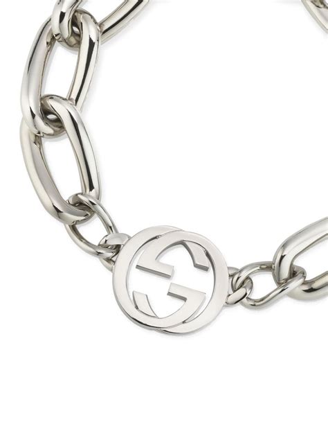 gucci sterling silver interlocking & 39